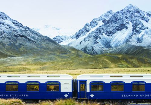 在秘鲁的Belmond Andean Explorer火车