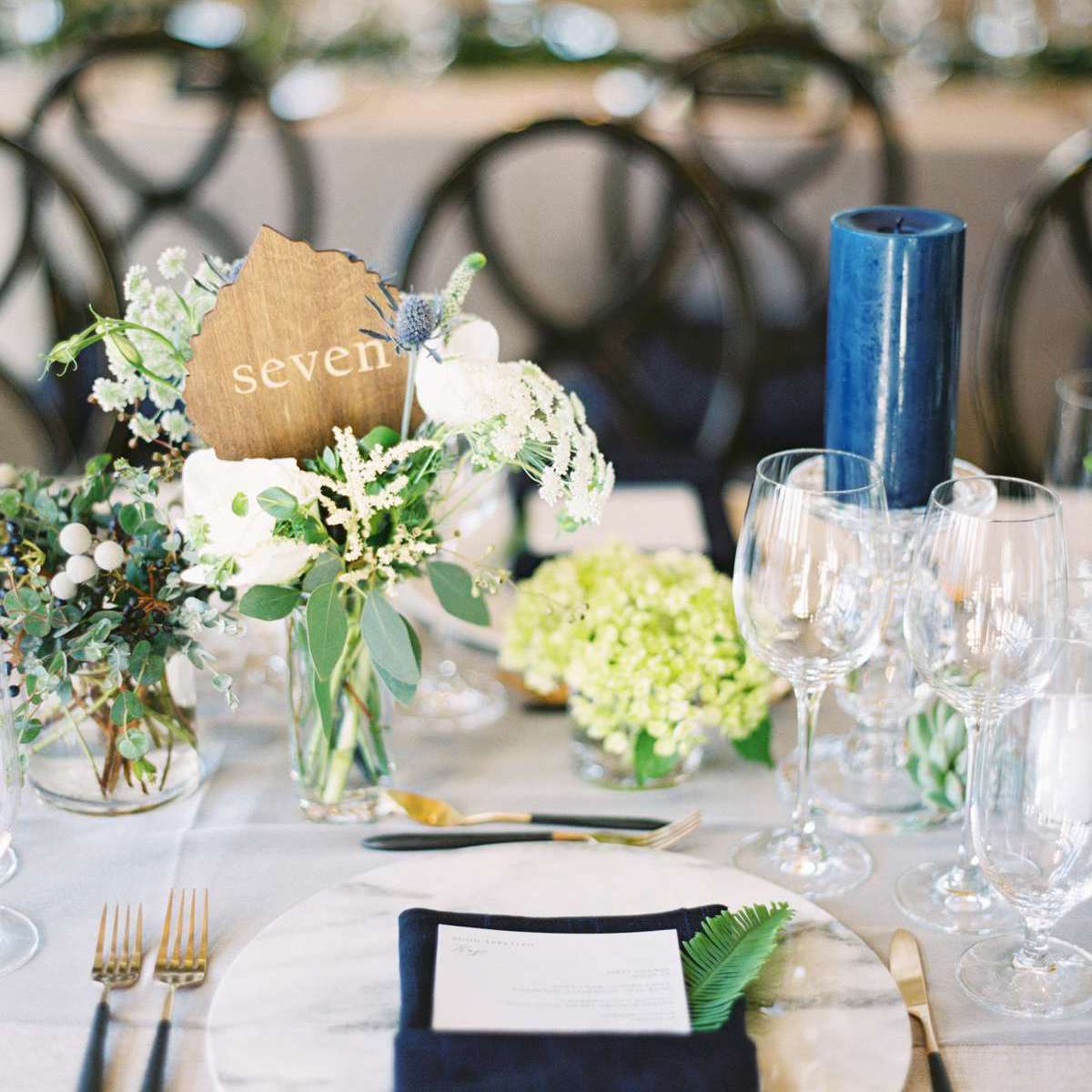 春季婚礼花的中心装饰品