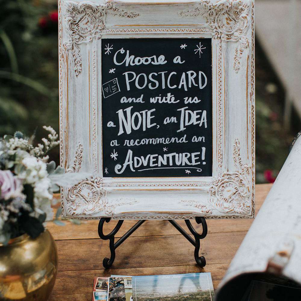 “选择明信片”婚礼嘉宾