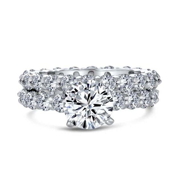 珠光宝气的宝石永恒CZ订婚戒指188bet官网88bet官网