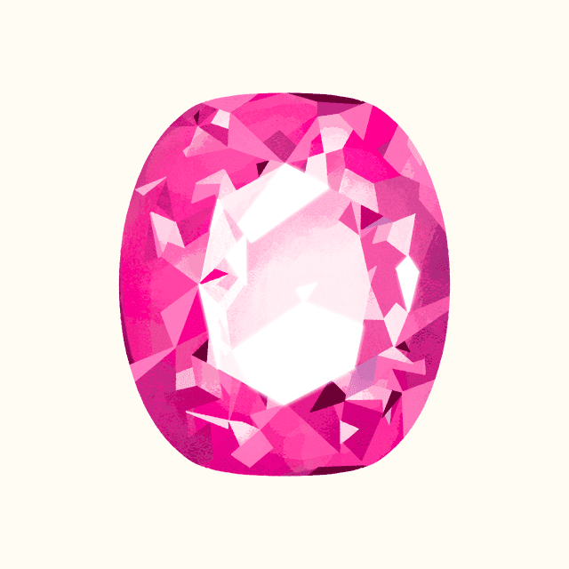 粉色蓝宝石
