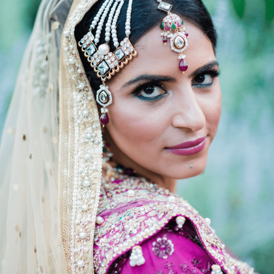 巴基斯坦新娘充满活力的妆容