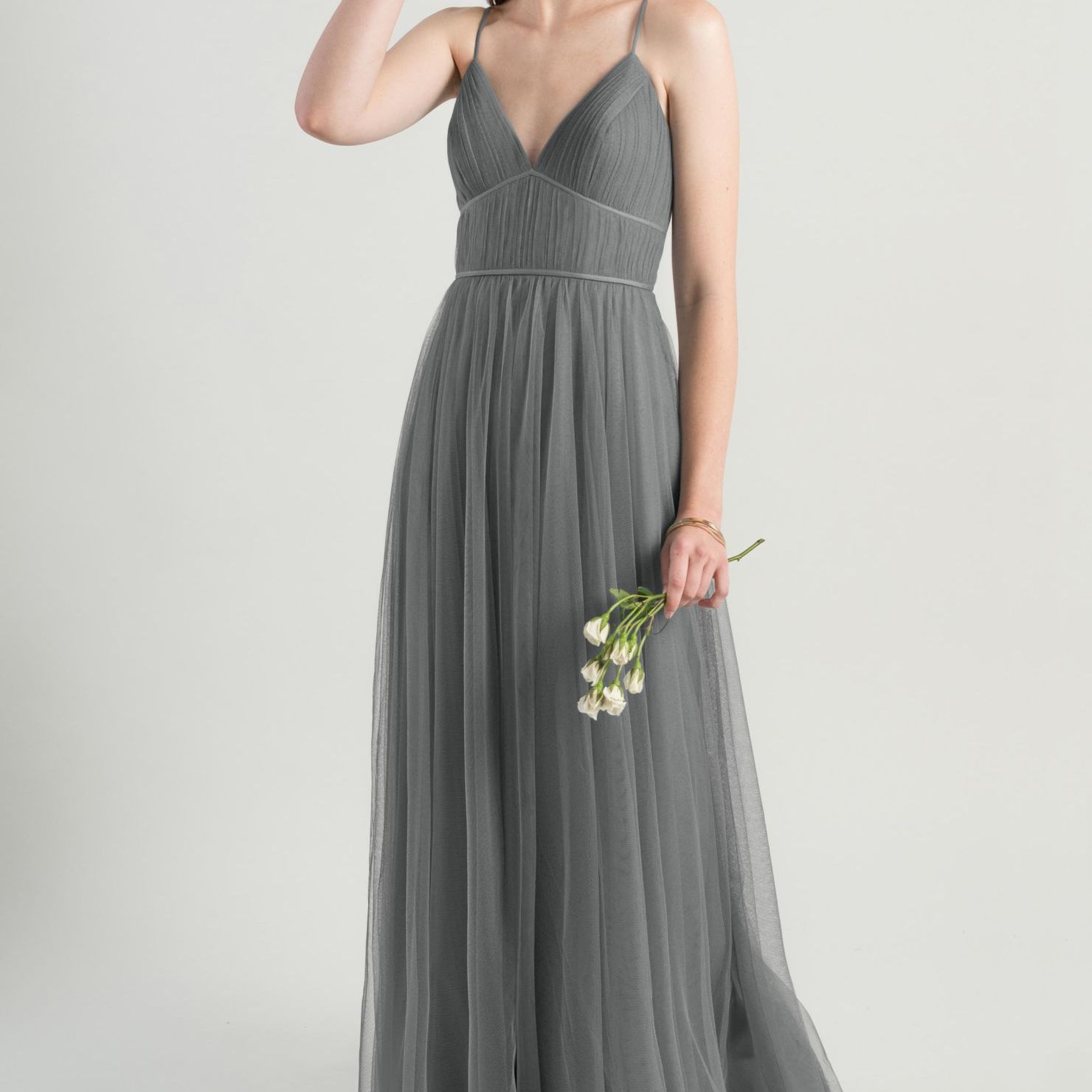 灰色礼服伴娘