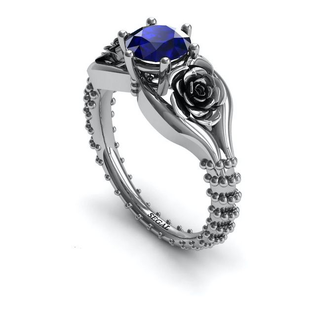 gothic engagement ring