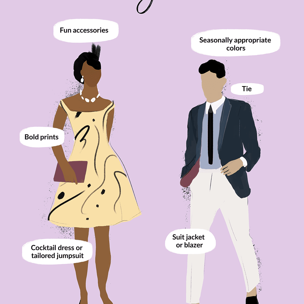 半正式的婚礼服饰