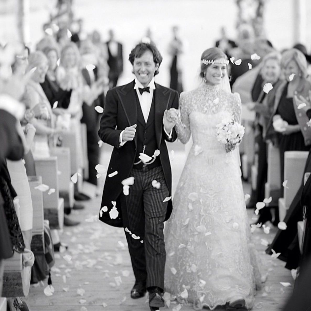 劳伦·布什和大卫·劳伦的婚礼