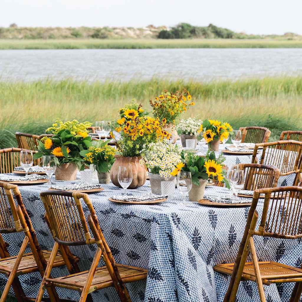 永恒的南方婚礼，海边彩排晚宴座位