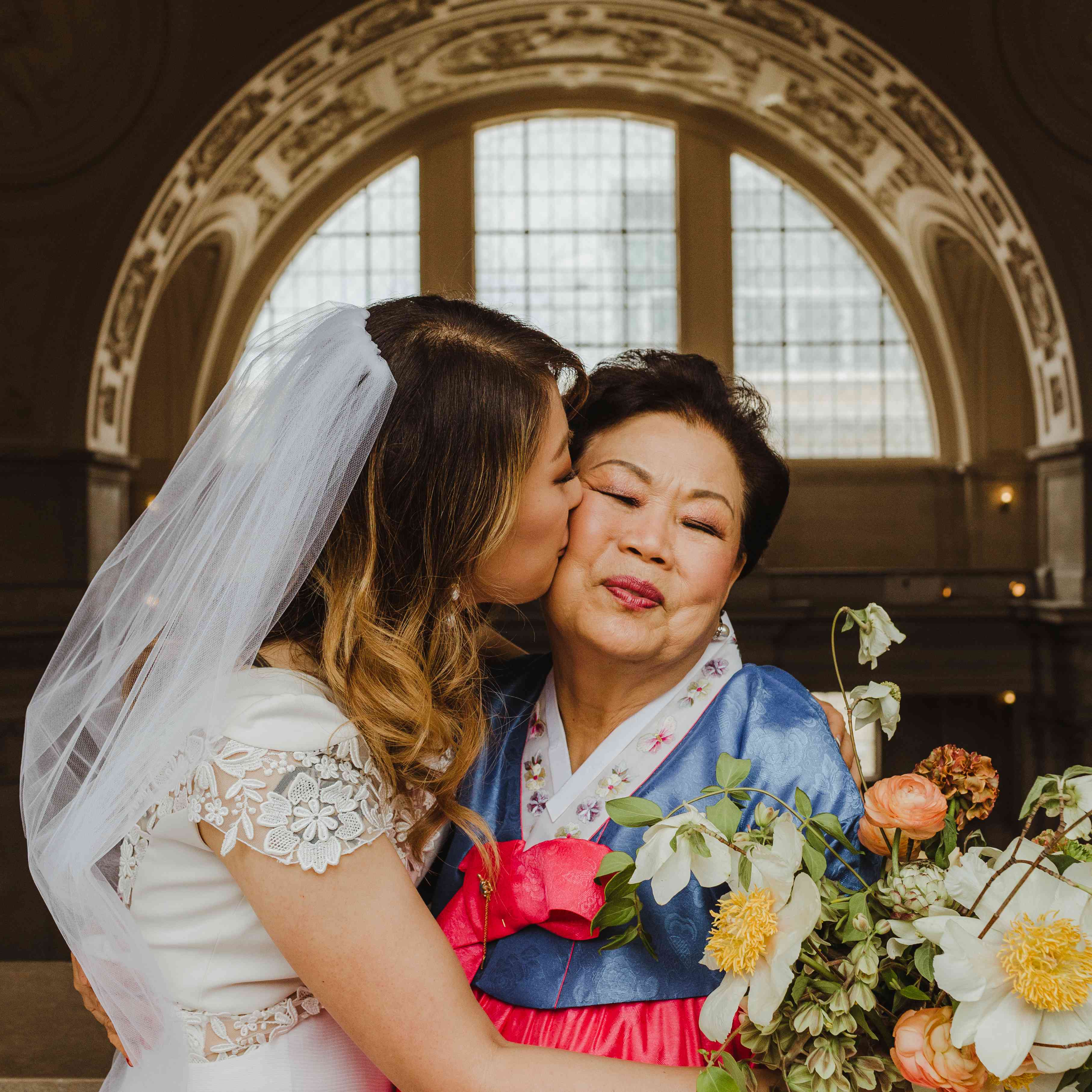 新娘和新娘的母亲