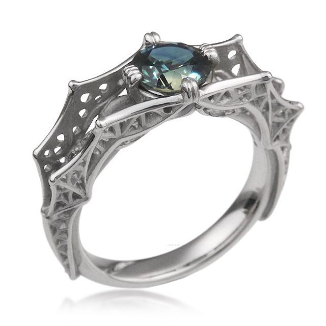 gothic engagement ring