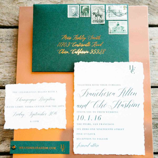 优雅的婚礼请柬