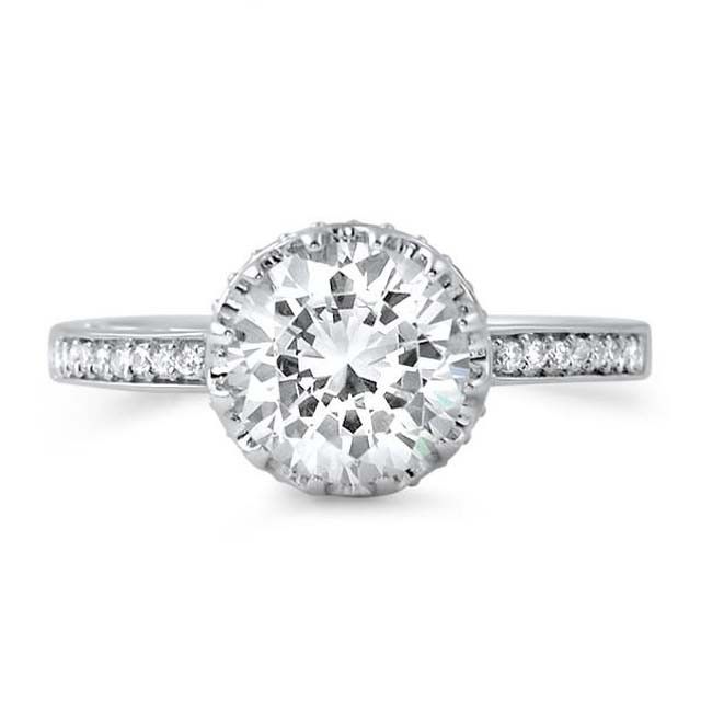 珠宝2.45 CTW Solitaire CZ环冠设置