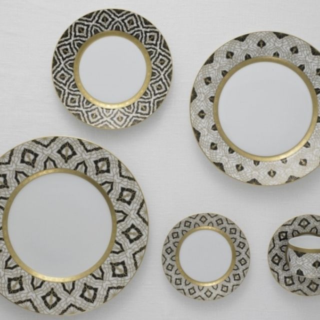 FX Dougherty Haviland Parlon Farahnaz Black 5件式餐厅