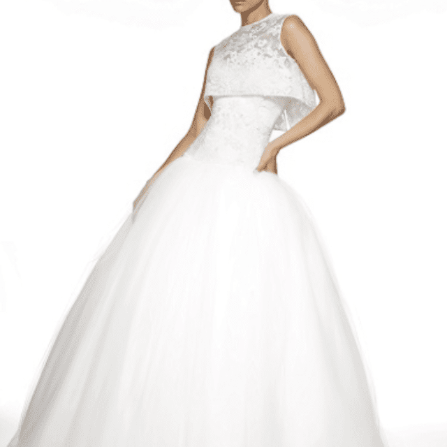 穿白色礼服的新娘