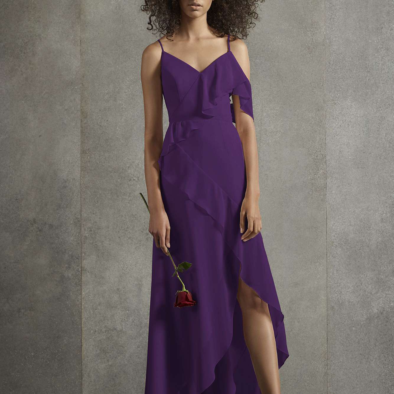 紫色的女仆裙子