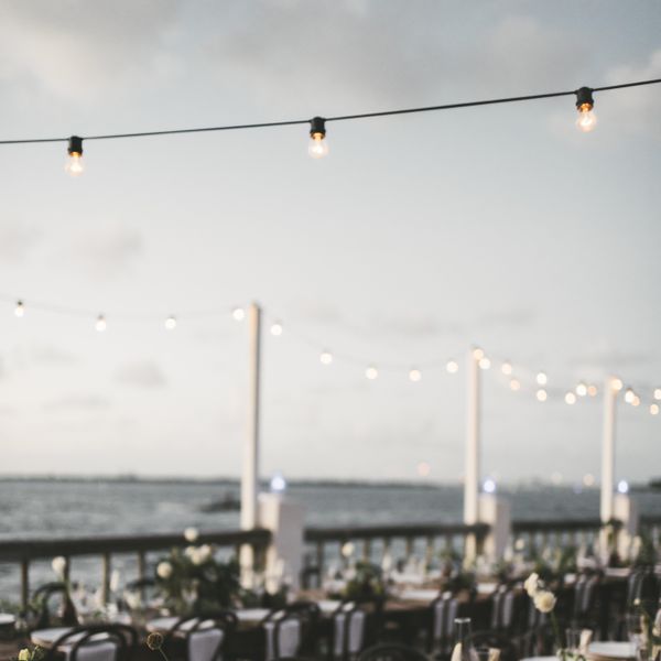 海滨农场餐桌招待会