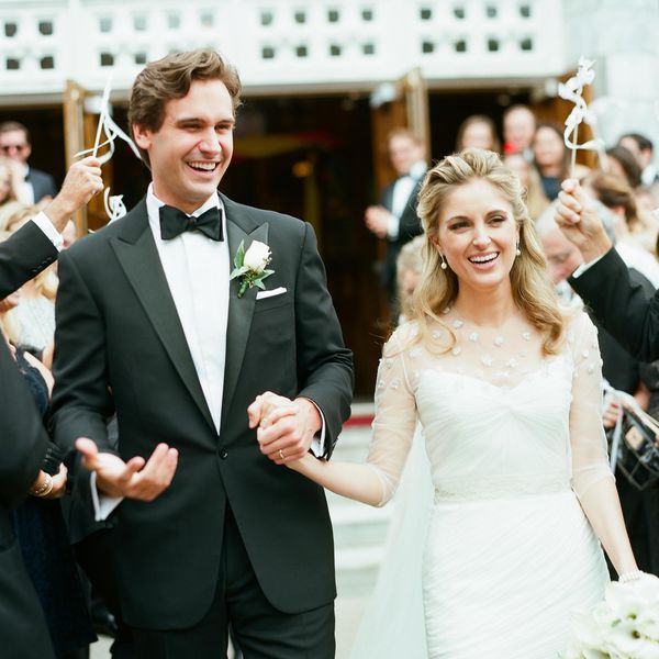 新娘和新郎出口仪式