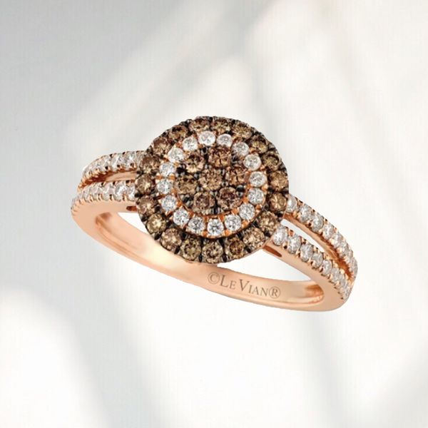 巧克力戒指背景