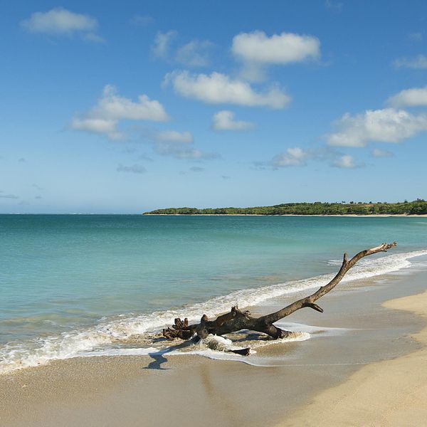 纳塔多拉海滩，维提岛，斐济海滩”class=