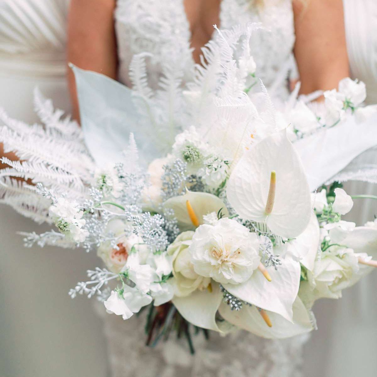 热带的婚礼花束