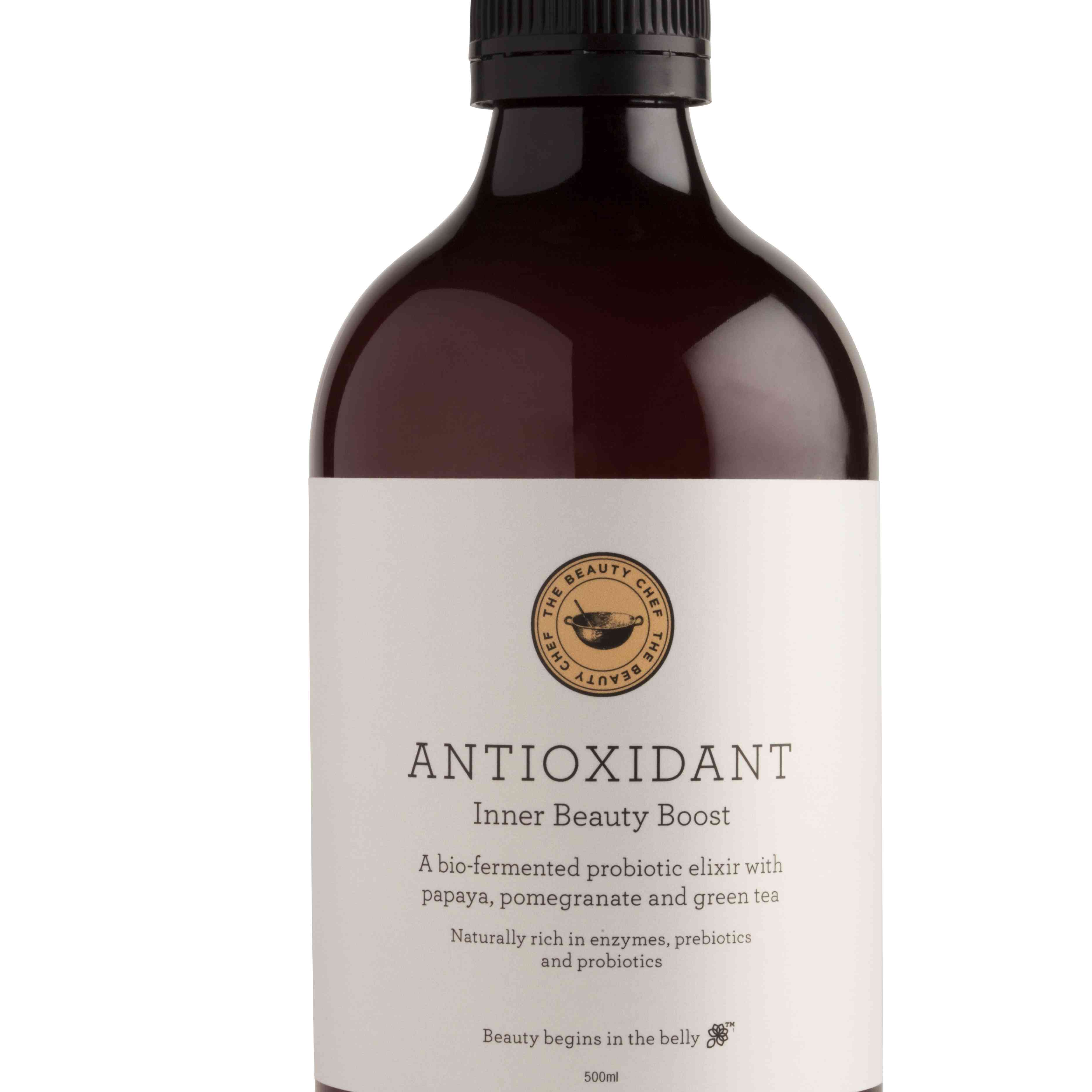 一瓶美容主厨抗氧化剂促进内在美丽