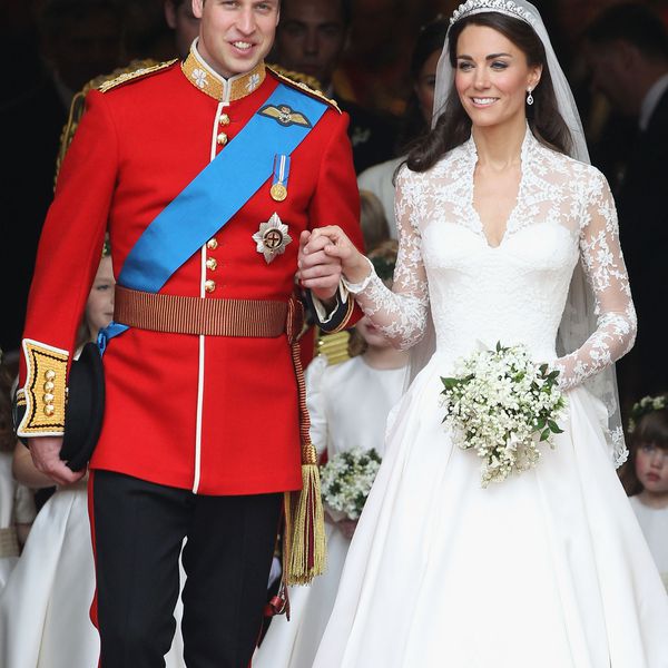 2011年4月29日，凯特·米德尔顿的婚纱