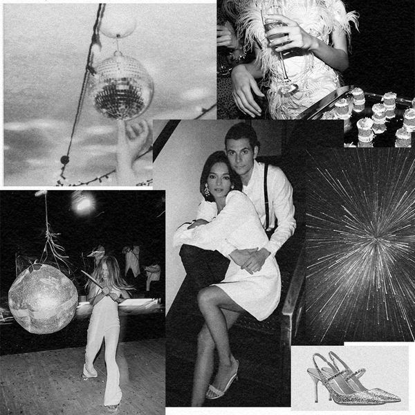 派对后的图像拼贴