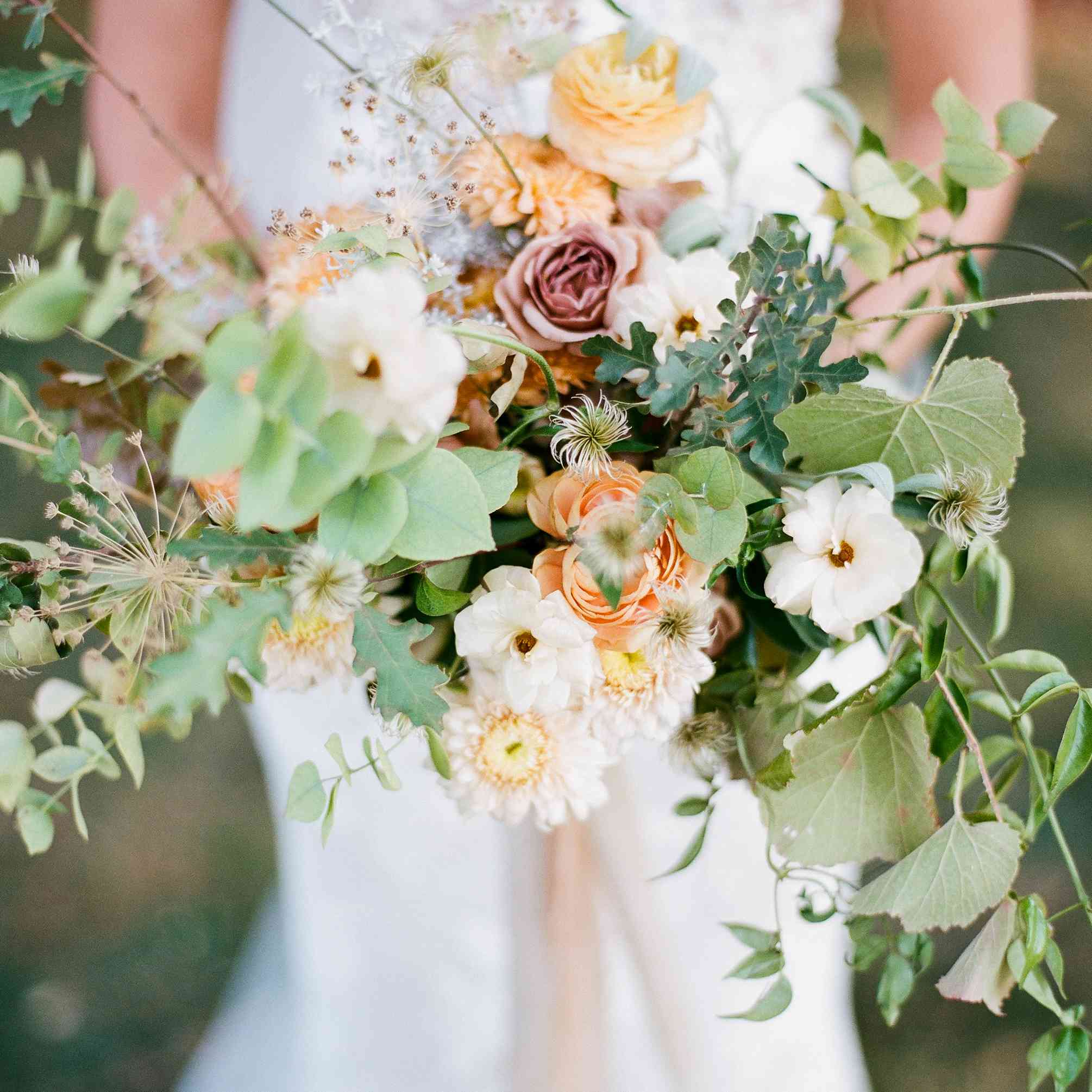 乡村的新娘花束