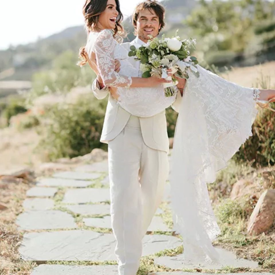 妮基·里德和伊恩·萨默海尔德的婚礼