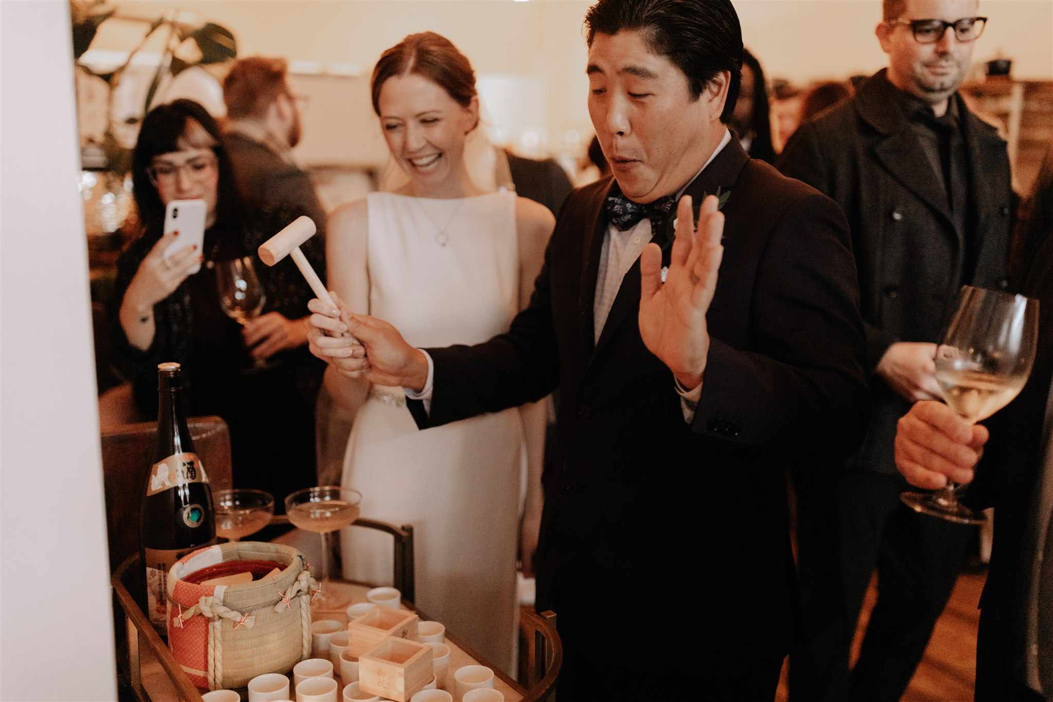 新郎新娘用清酒酒桶