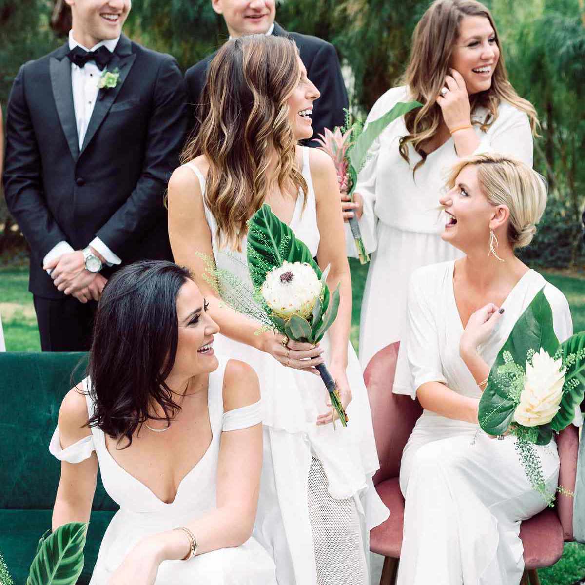 热带的婚礼花束