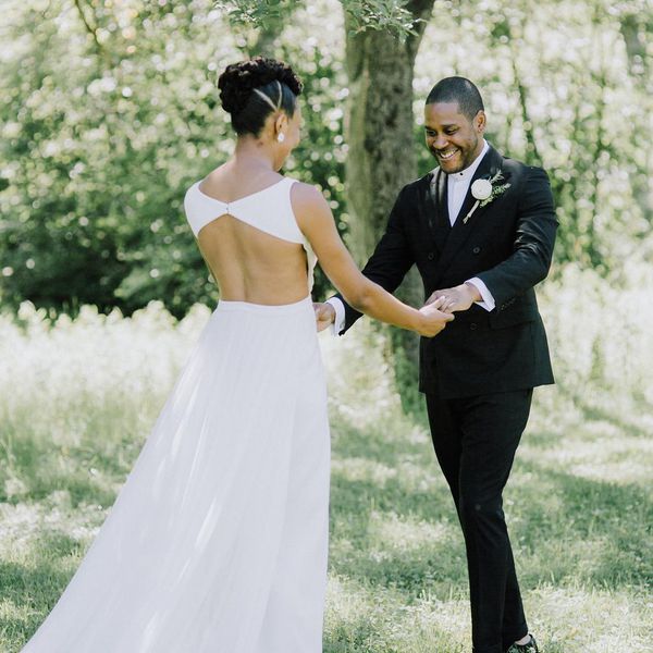 <P>新郎第一外表反应</ P>