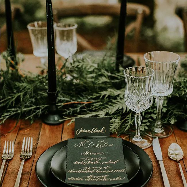 森林绿色表设置