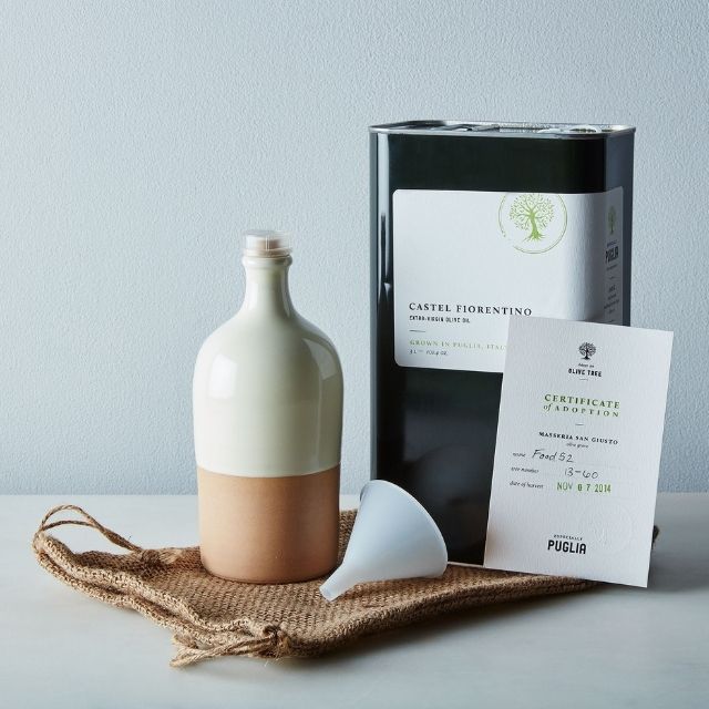 特别是Puglia采用橄榄树礼品盒+订阅