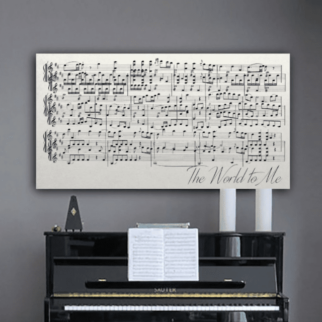 第一支舞音乐画布