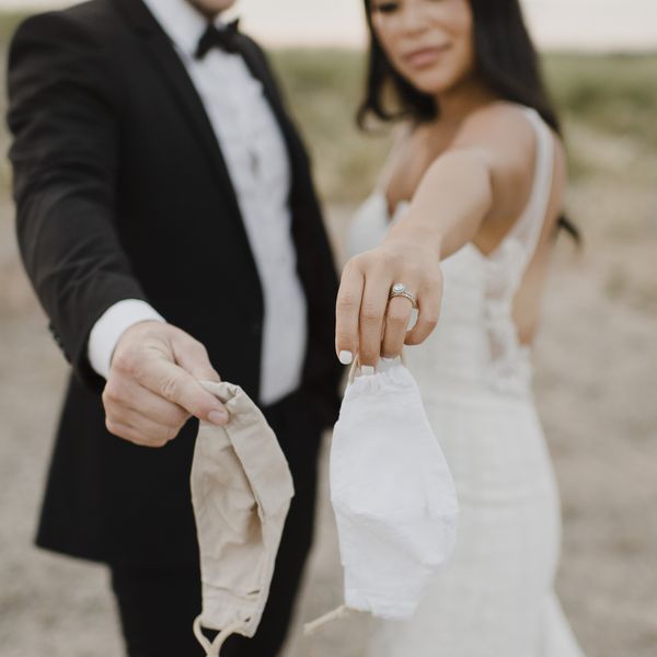 COVID Wedding couple