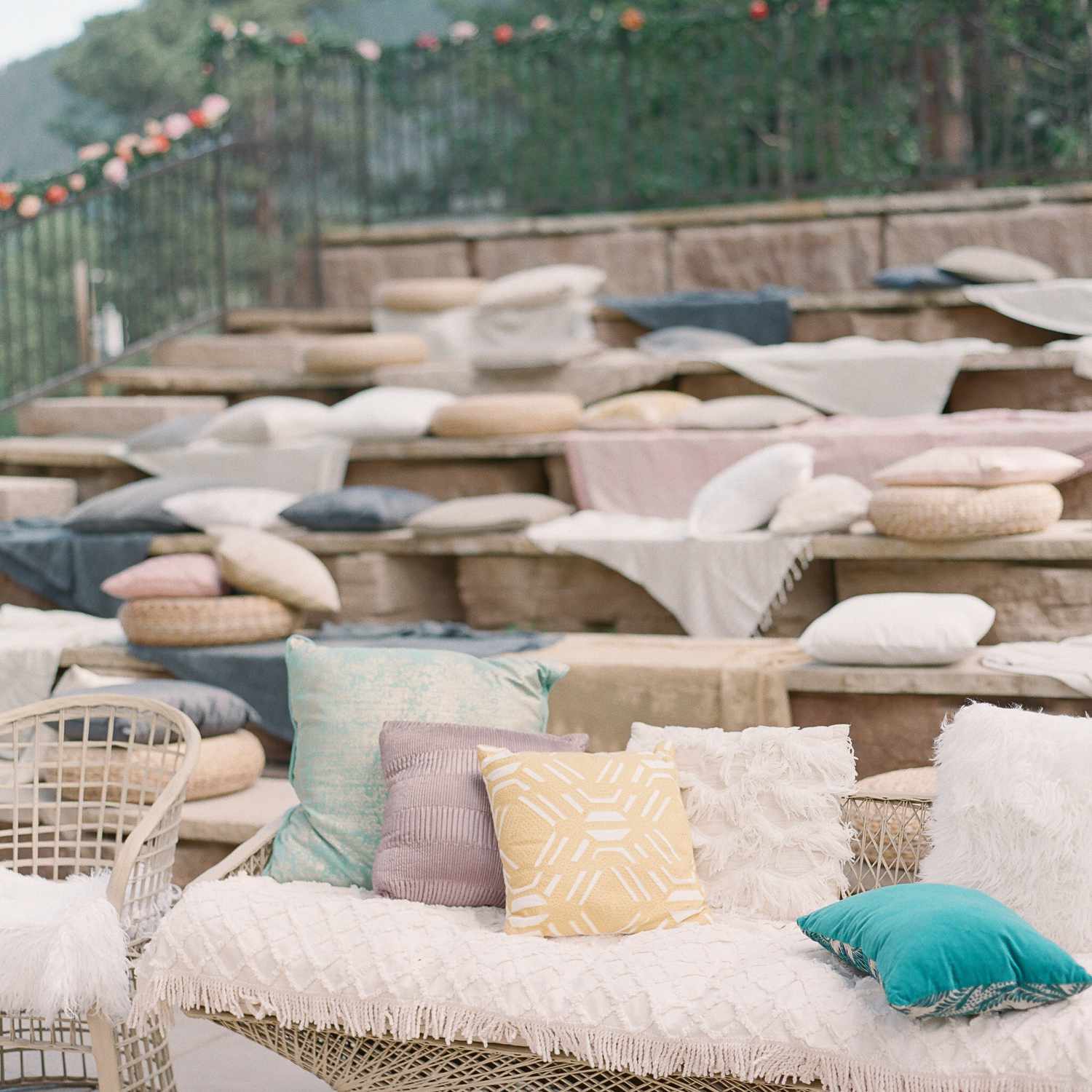 波希米亚婚礼座椅