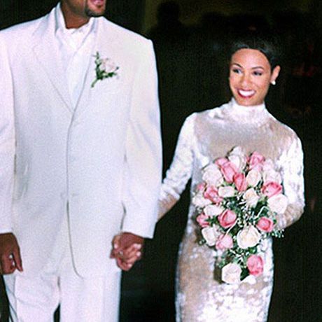 贾达·萍克特与威尔·史密斯于1997年在《Badgley Mischka》结婚