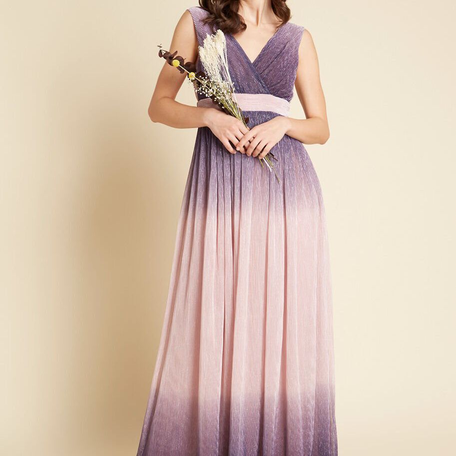 交通人员ombre善良Maxi连衣裙219美元