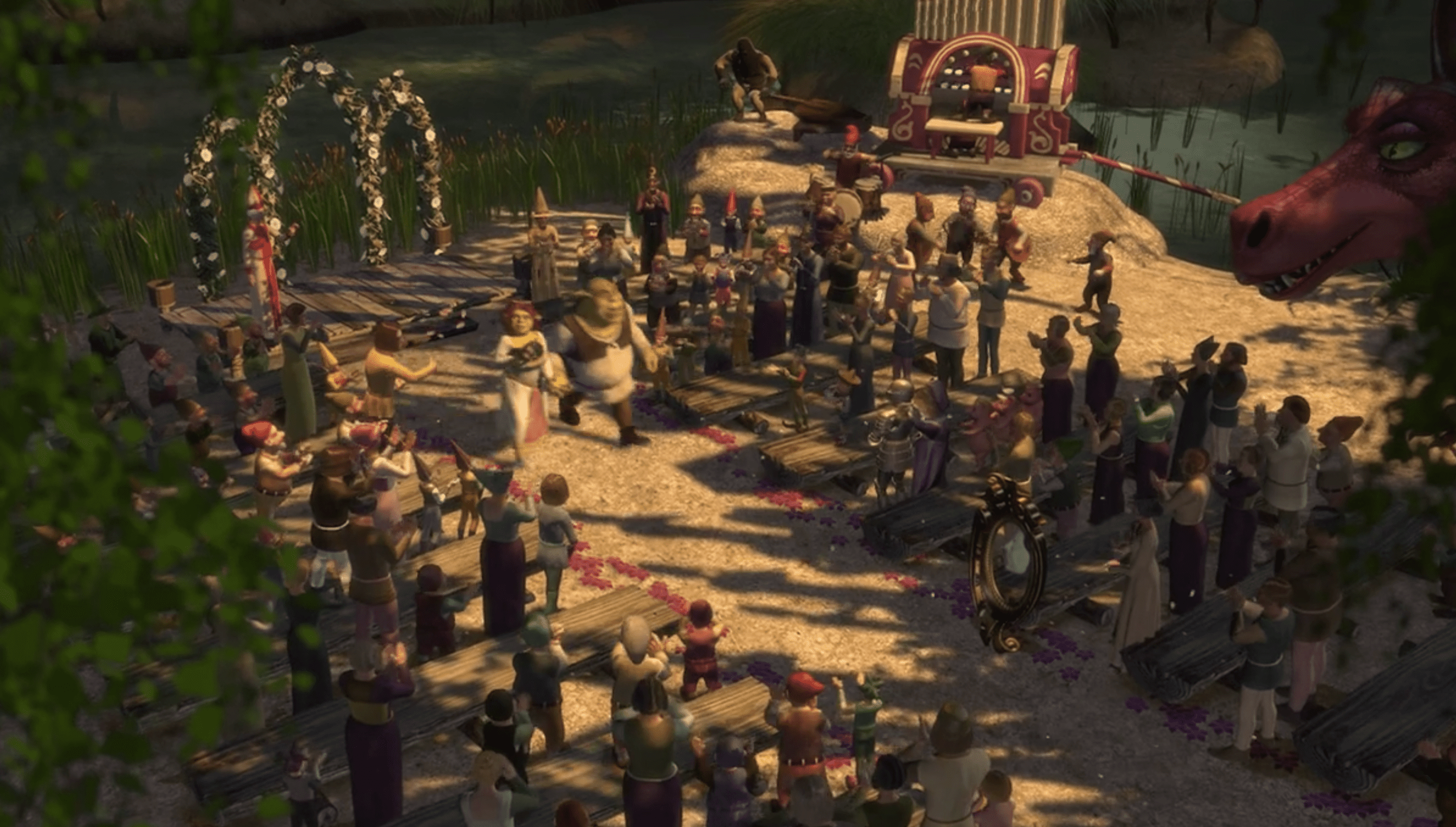 史莱克和菲奥娜·韦丁