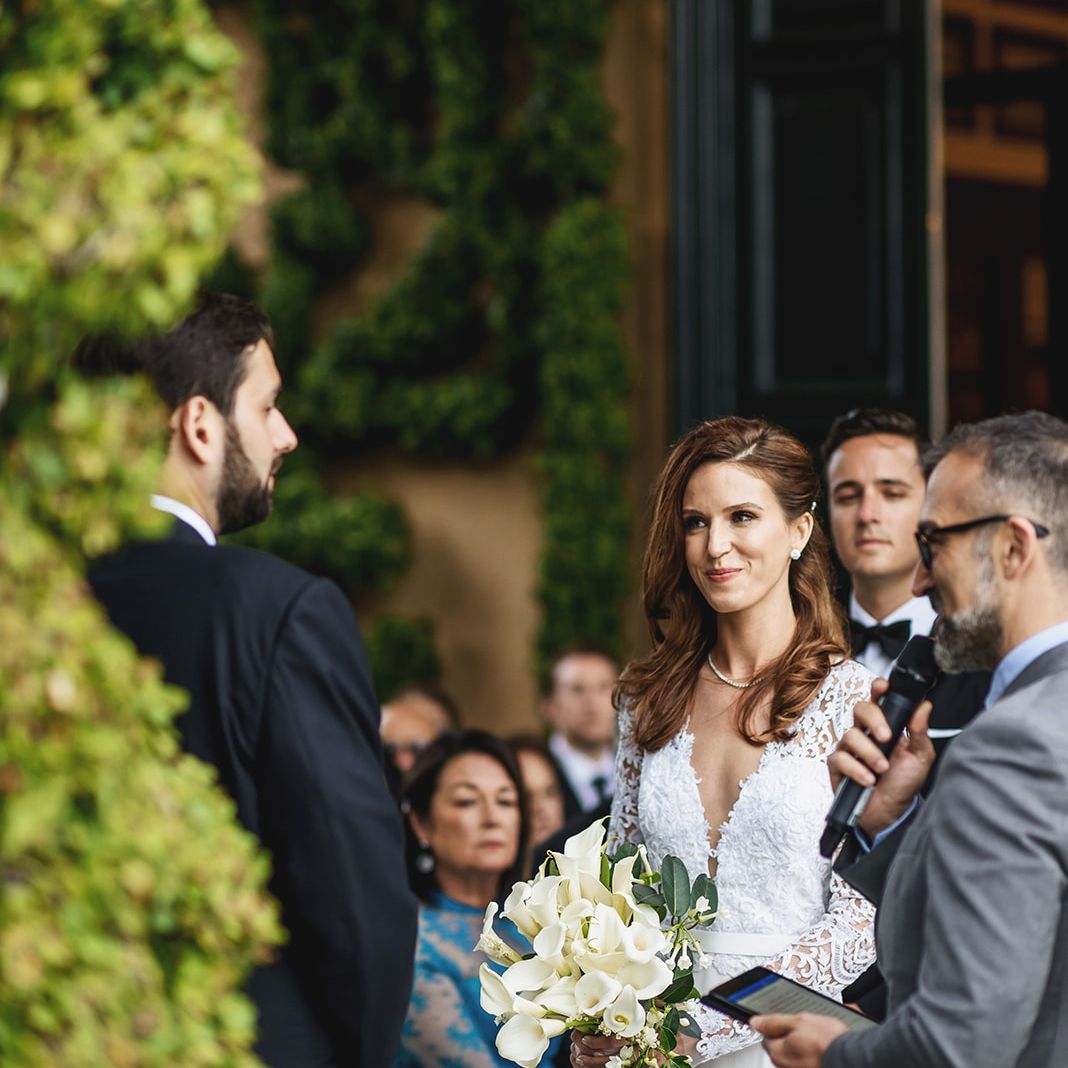 新娘和婚礼在新郎坛