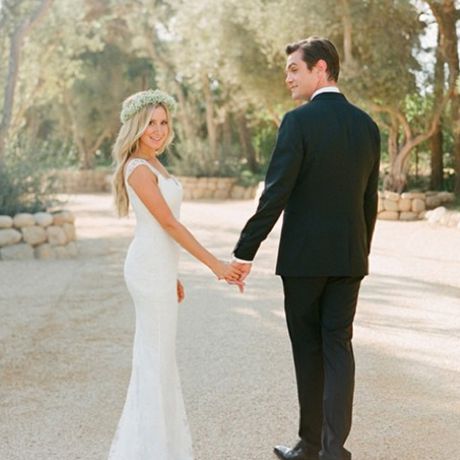 Ashley Tisdale的结婚克里斯托弗法国在莫尼克·利尔2014