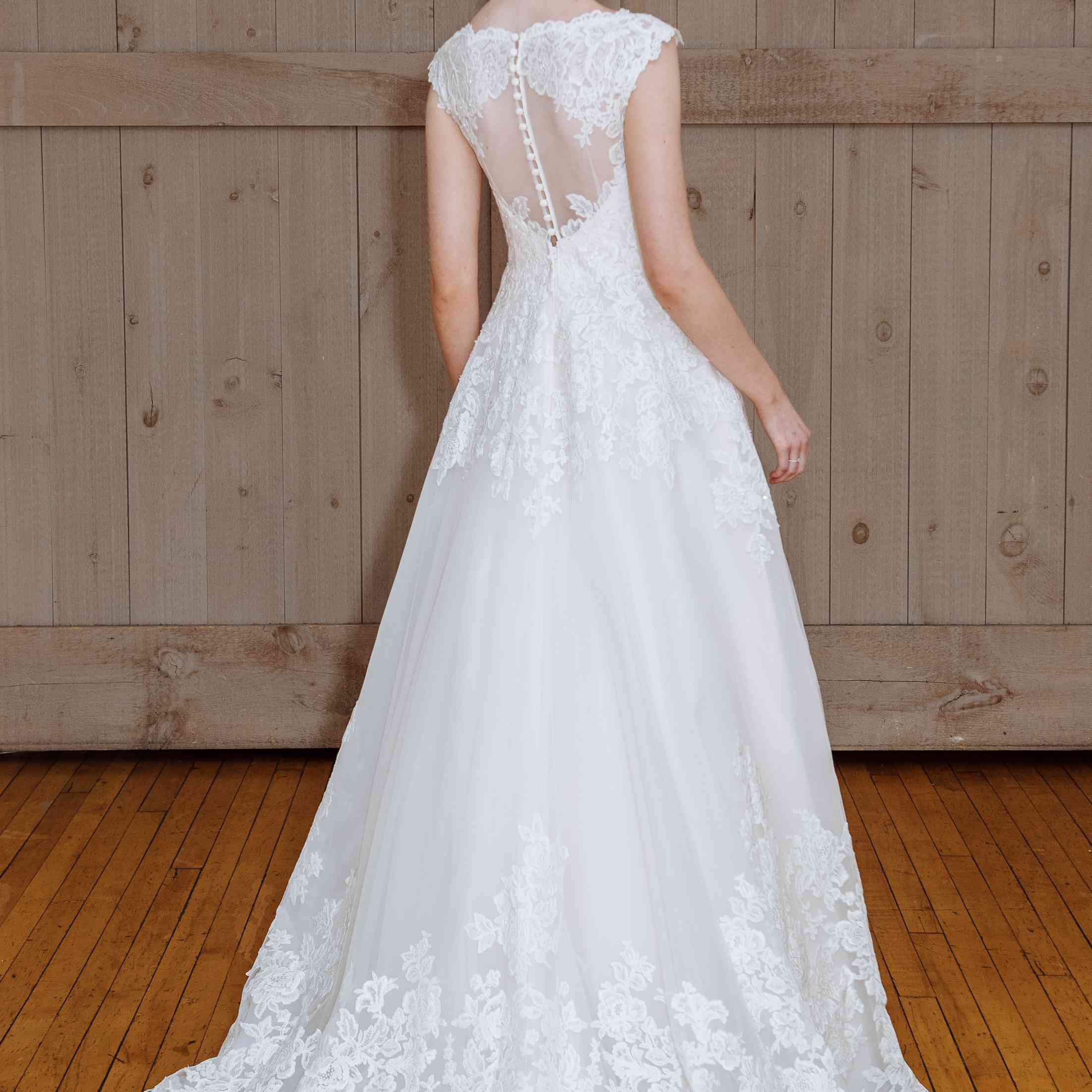 大卫新娘蕾丝婚纱