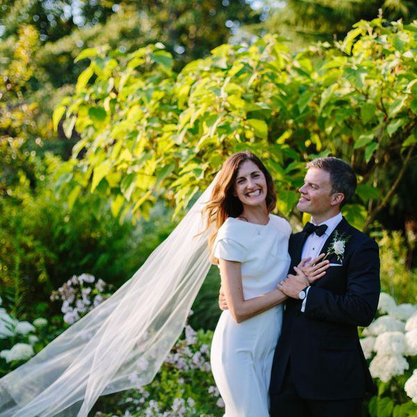 新娘和新郎的肖像