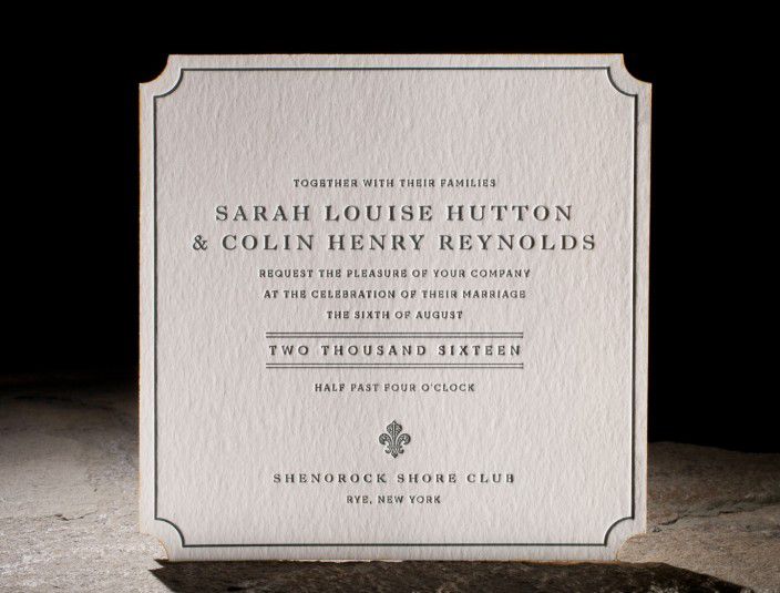 黑白婚礼请柬套装