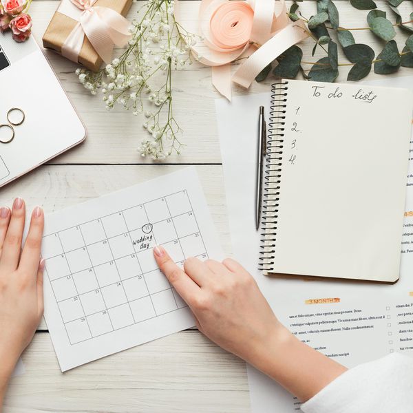 婚礼日历和待办事项清单