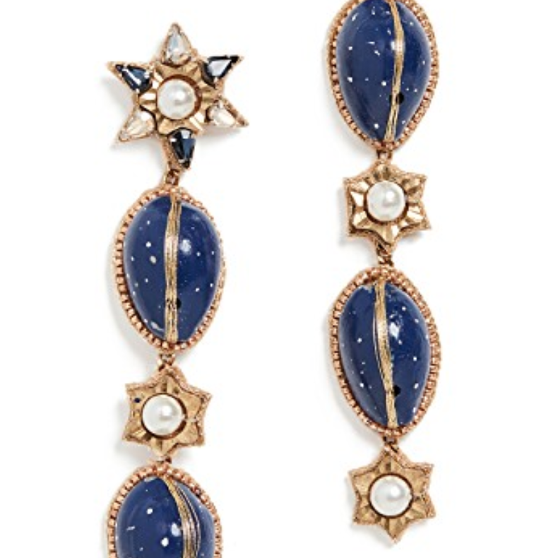 迪帕通过迪帕Gurnani Aliana耳环