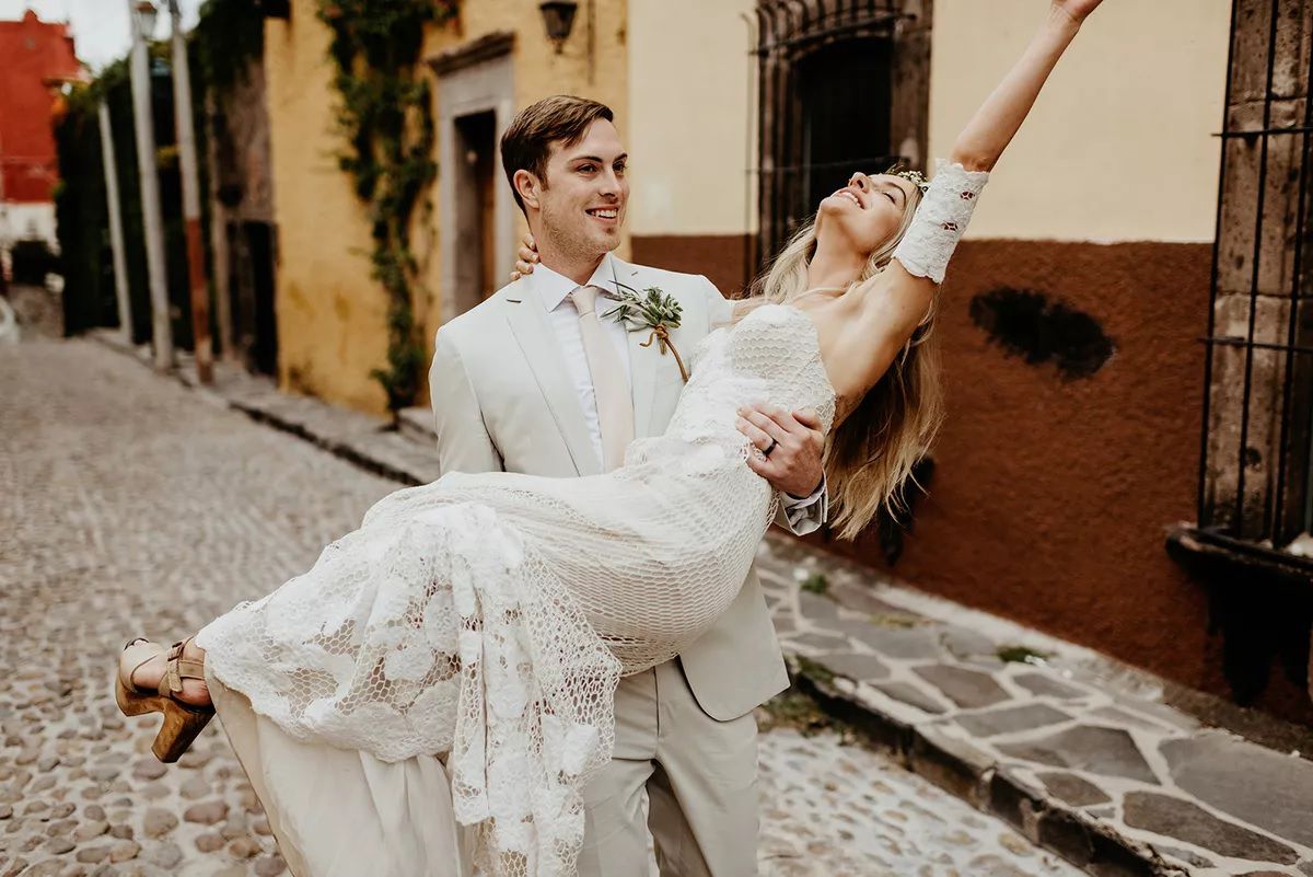 圣米格尔德阿连德，墨西哥婚礼