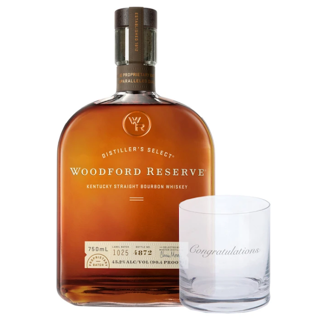 伍德福德储备波旁和达汀顿“恭喜” TumblerWoodford储备波旁和达汀顿“恭喜”不倒翁