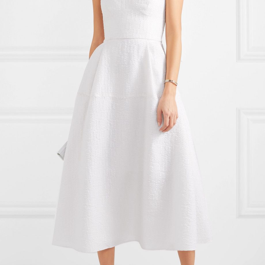 罗兰·穆雷Aldrich公司露肩磨损的Cloqué迷笛裙$ 3,775