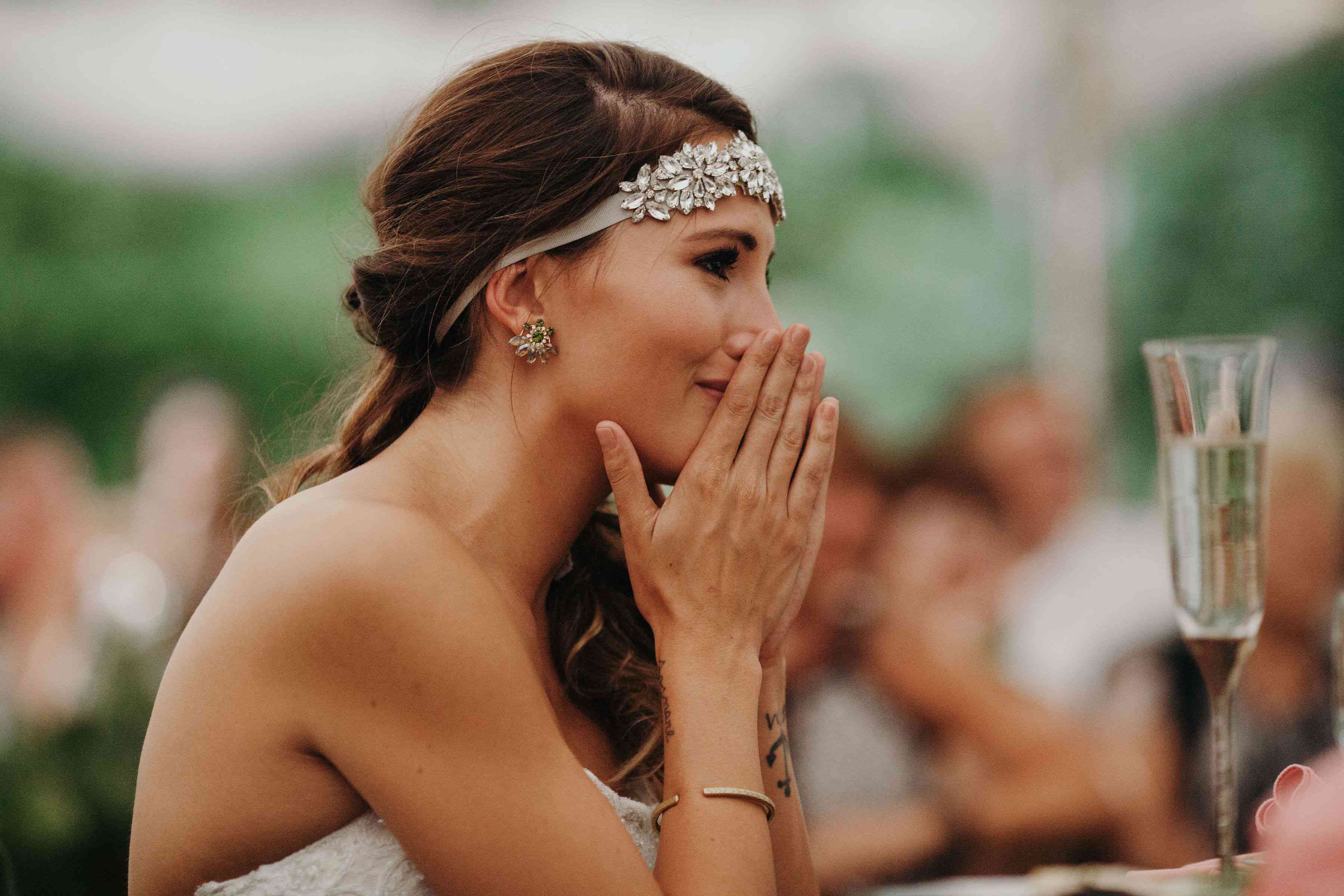 新娘珠宝的头带